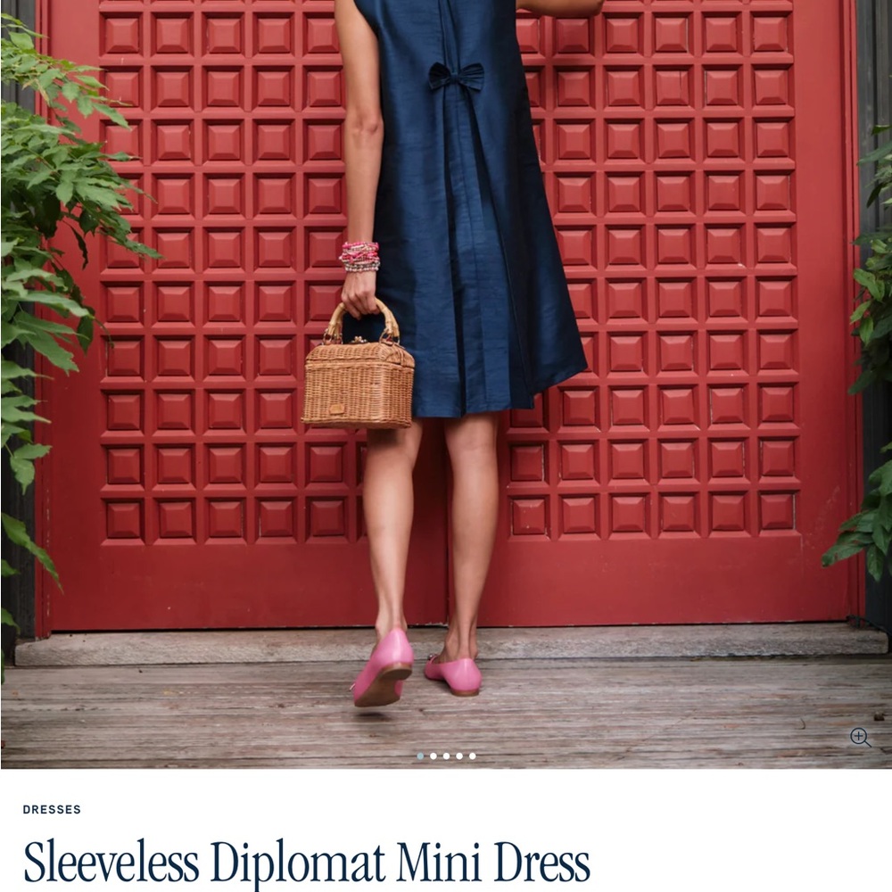 Frances Valentine Navy Sleeveless Mini Dress - Diplomat